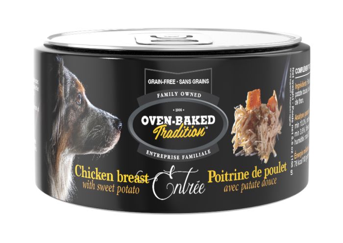 Oven-Baked Tradition Chicken Breast Entrée With Sweet Potato Dog 5.5oz
