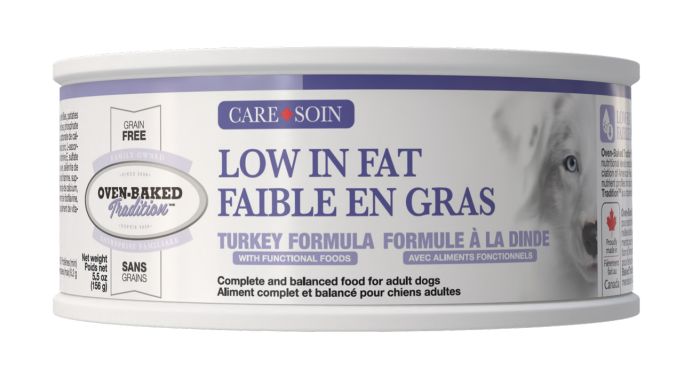 Oven-Baked Tradition Grain Free Care, Low In Fat Turkey Pate Dog