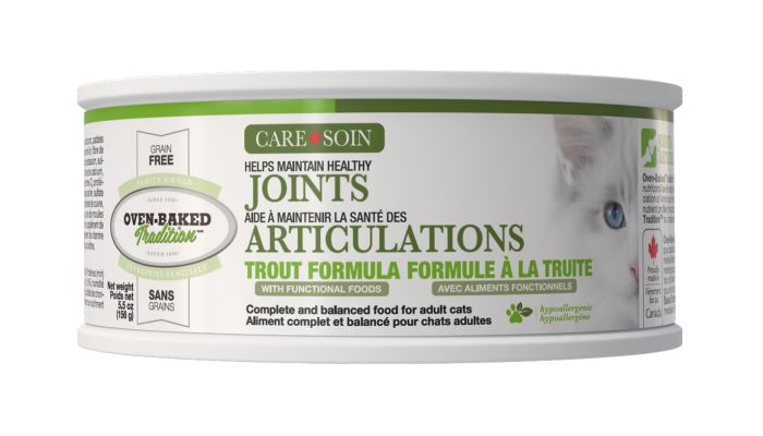 Oven-Baked Tradition Grain Free Care, Joints Trout Pate Cat