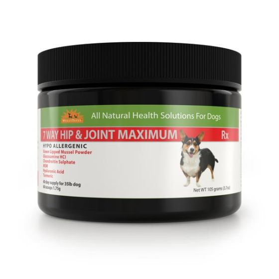 Wellytails Hypoallergenic 7 Way Hip And Joint Maximum Rx Dog 105g