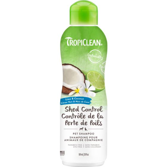 Tropiclean Shed Control Pet Shampoo - Lime and Coconut