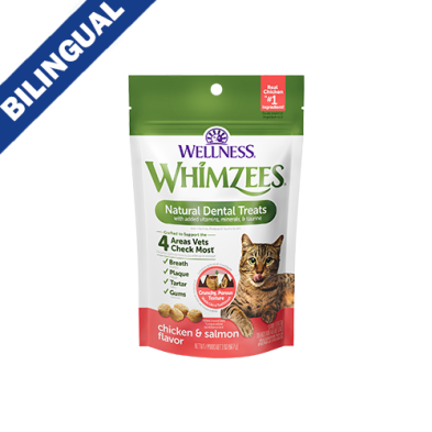 Whimzees® by Wellness® Natural Dental Treats Chicken & Salmon Flavor For Cats 2oz
