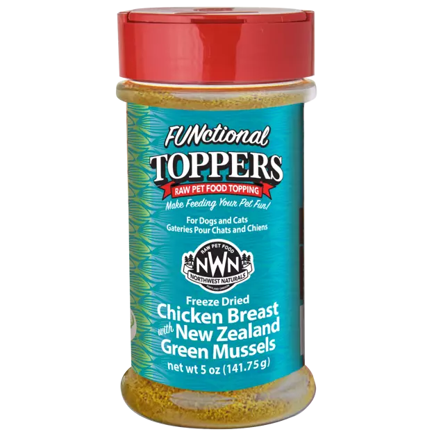 Northwest Naturals Functional Toppers 142g- Chicken w/ Green Mussel
