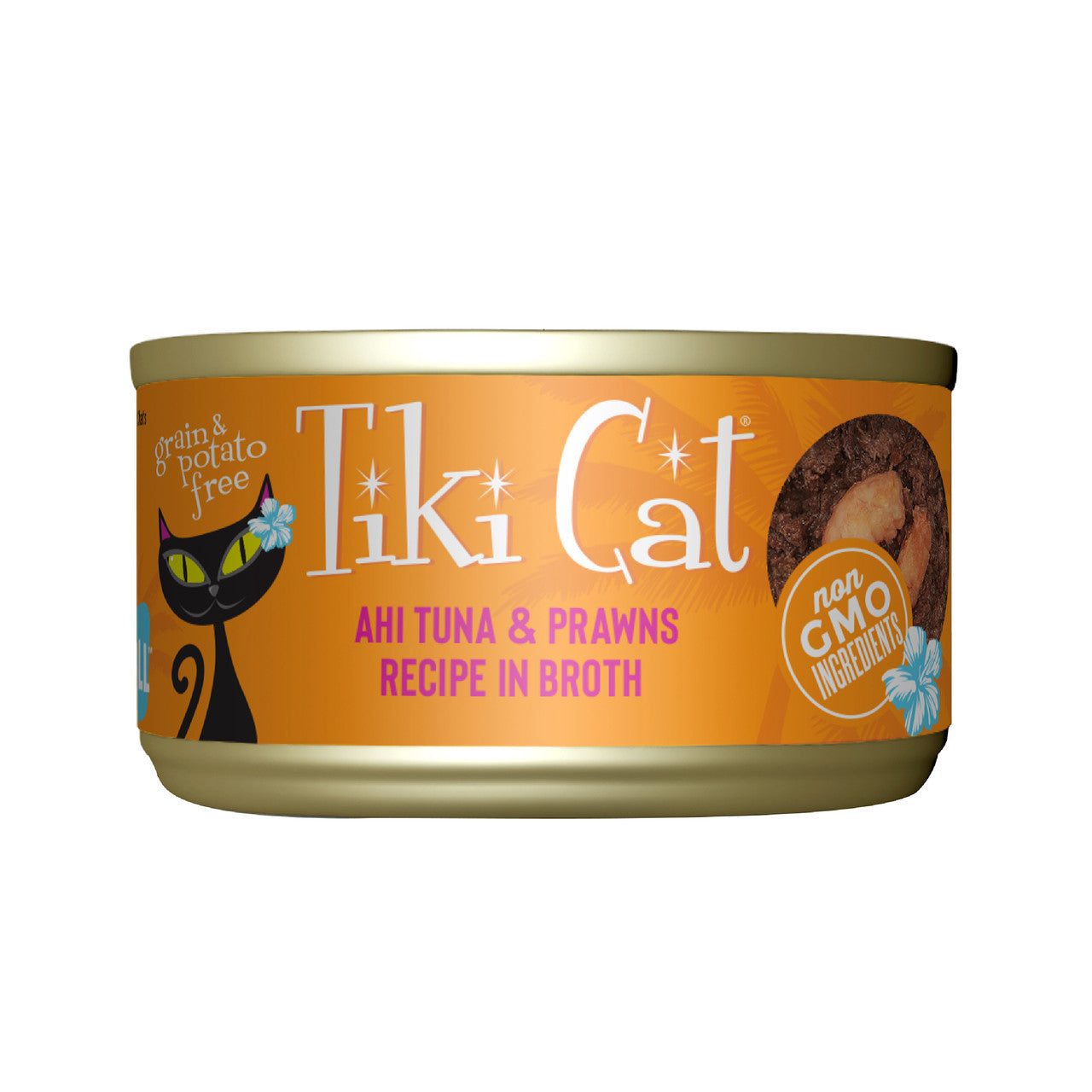 Tiki Cat® Grill™ Ahi Tuna & Prawns Recipe in Broth Wet Cat Food