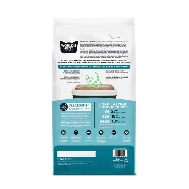 World's Best Cat Litter Poop Fighter