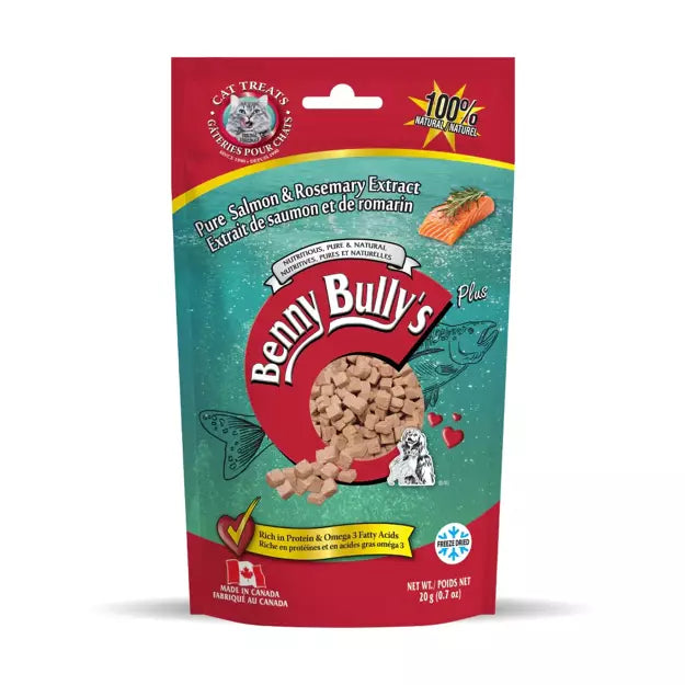 Benny Bully's Salmon & Rosemary Chops Cat Treats 20g