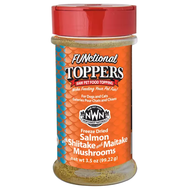 Northwest Naturals Functional Toppers 99g- Salmon w/ Mushrooms