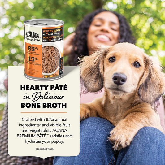 Premium Pâté, Puppy Recipe in Bone Broth
