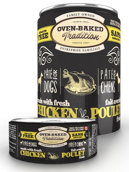 Oven-Baked Tradition Grain Free Chicken Pate Dog 12.5z