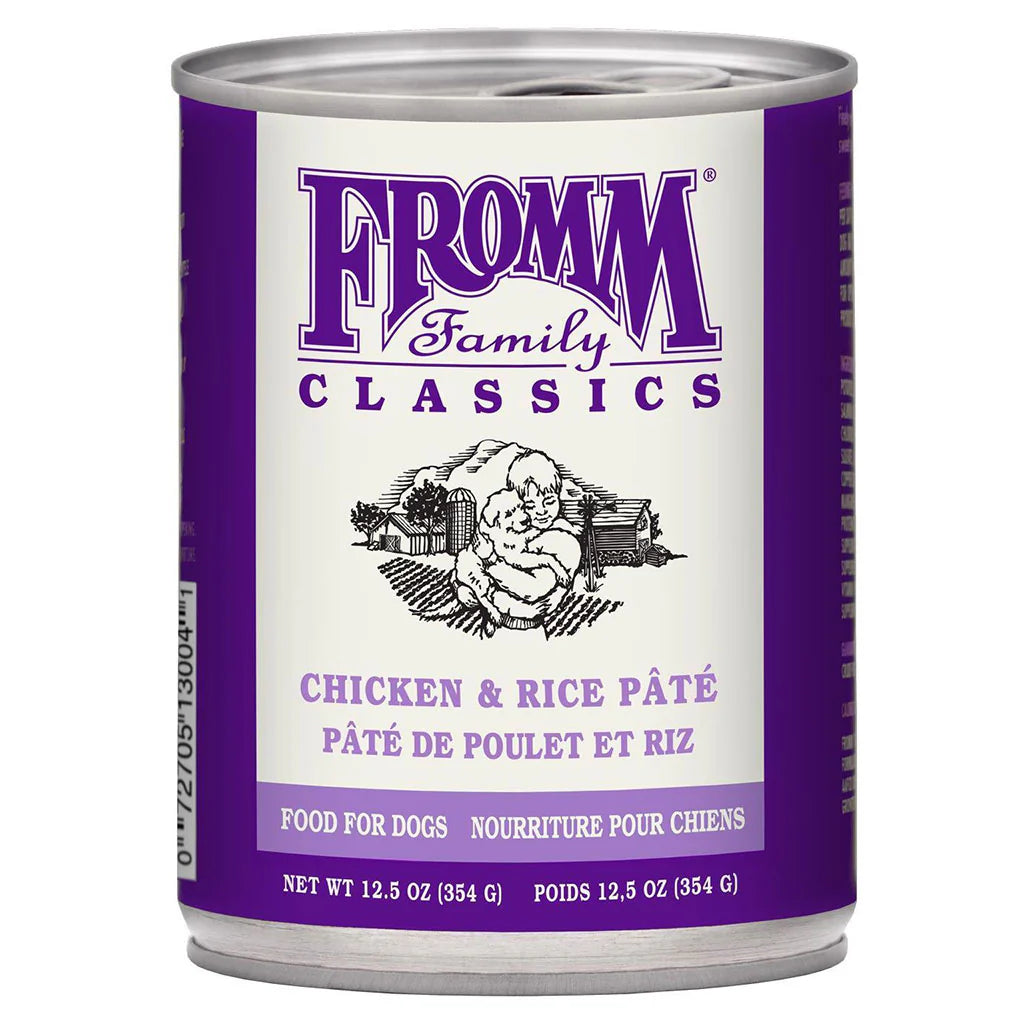 FROMM® CLASSIC CHICKEN & RICE PÂTÉ WET DOG FOOD
