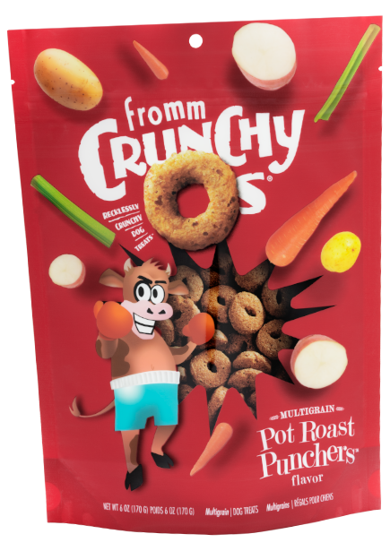 FROMM® CRUNCHY O'S® POT ROAST PUNCHERS™ MULTIGRAIN DOG TREAT