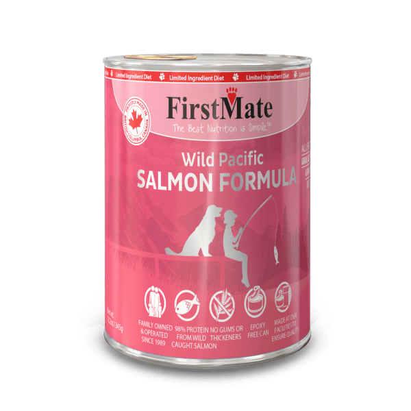 FirstMate Grain Free Salmon Dog Food Can