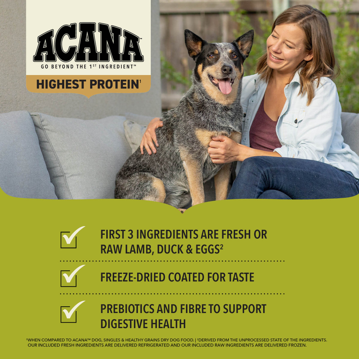 Acana Highest Protein, Grasslands Dog Food