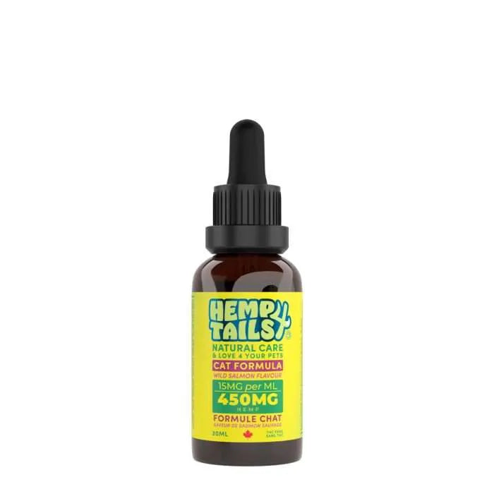 Hemp 4 Tails: Cat Formula – 450mg – 30ml – Salmon Flavour