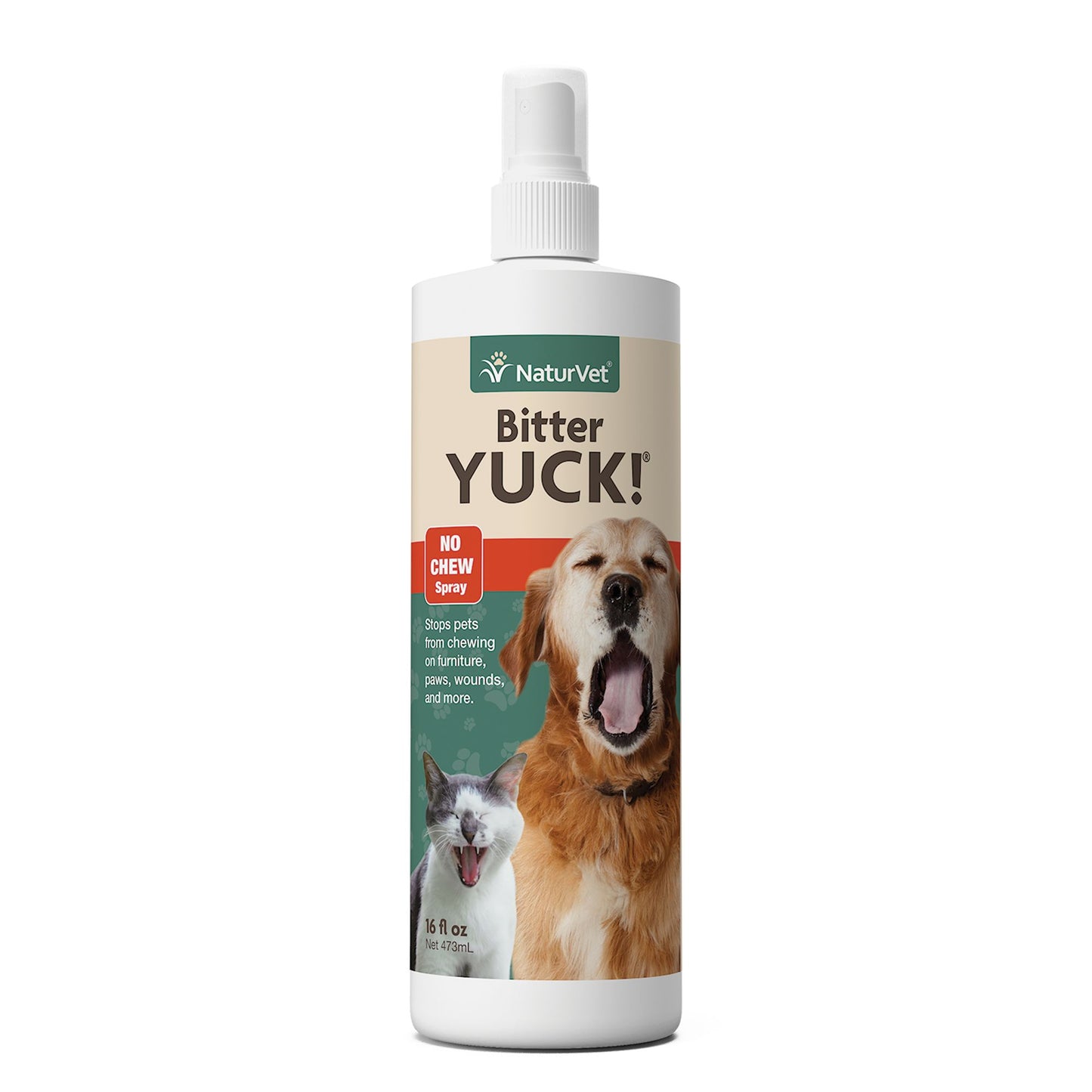 NaturVet® Bitter YUCK® No Chew Spray 16 oz