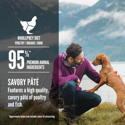 ORIJEN Premium Wet Dog Food Puppy Poultry + Fish Pate Recipe 363g