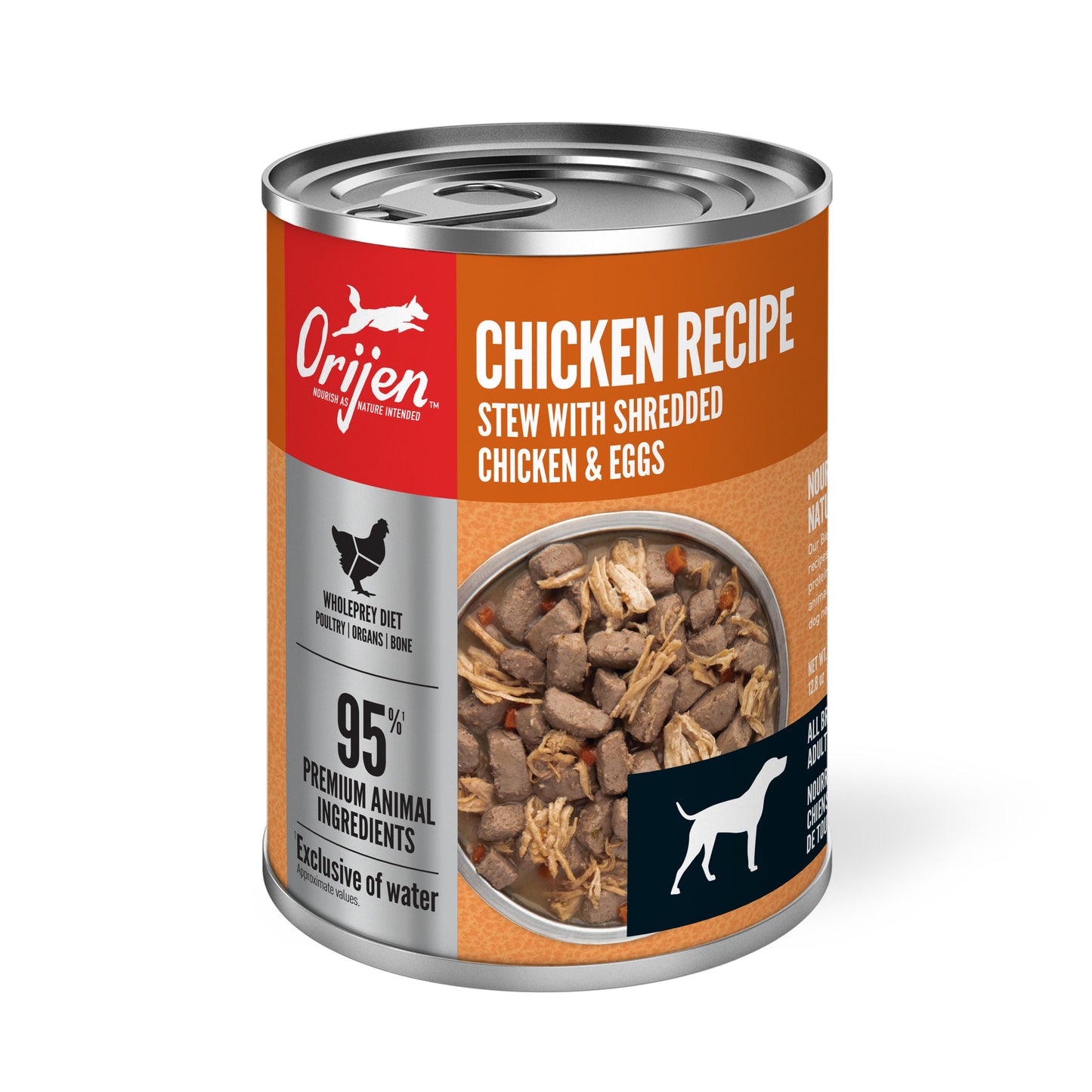 Orijen Chicken Recipe Stew with Shredded Chicken & Eggs