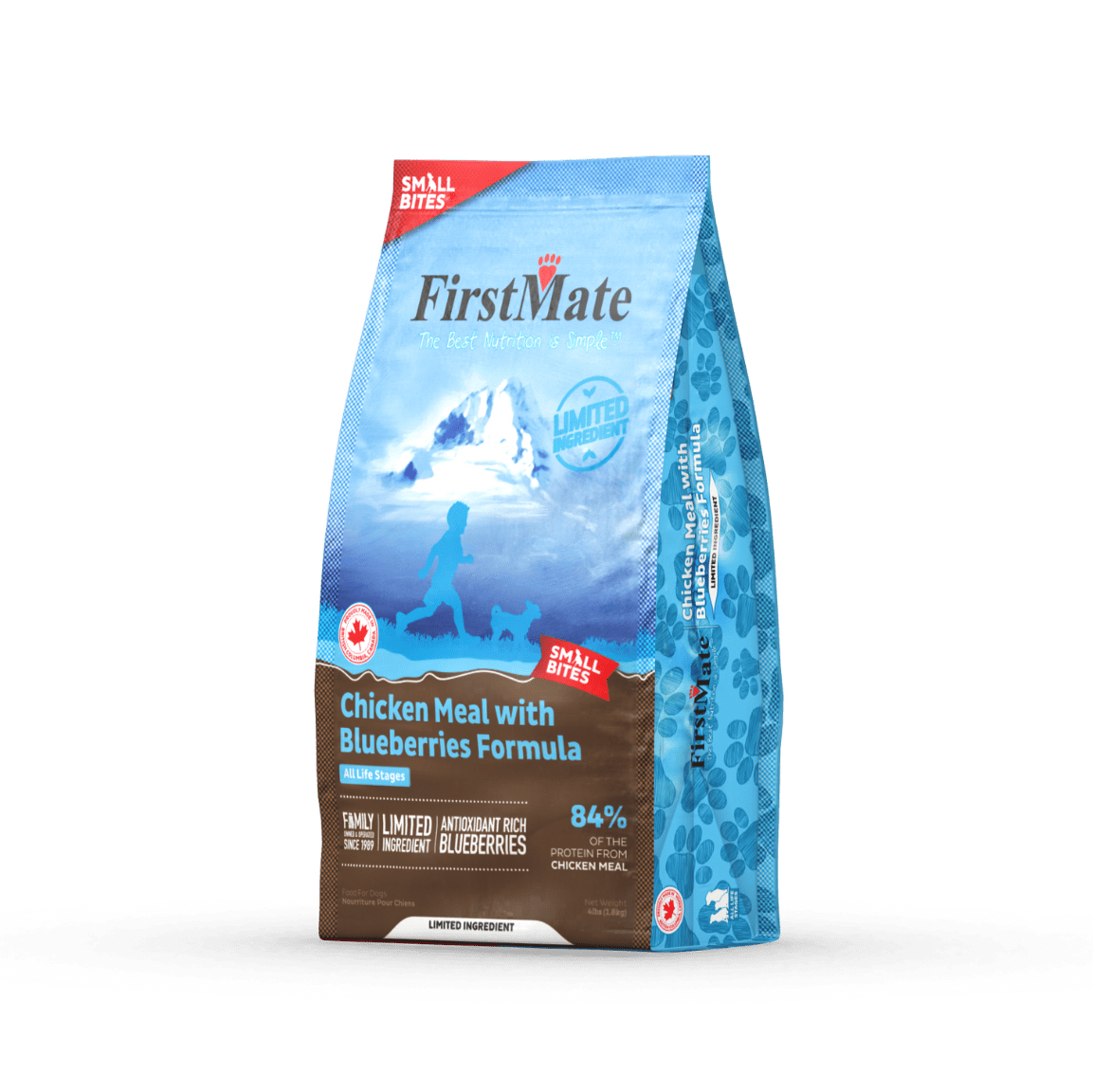 Limited Ingredient Chicken Meal with Blueberries Formula Small Bites