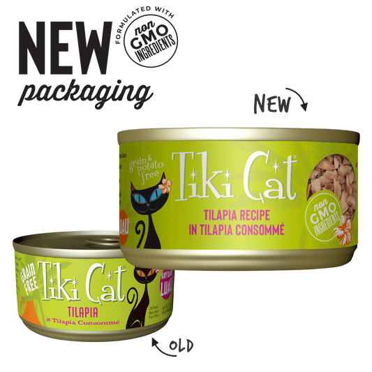 Tiki Cat® Luau™ Tilapia Recipe in Tilapia Consommé Wet Cat Food