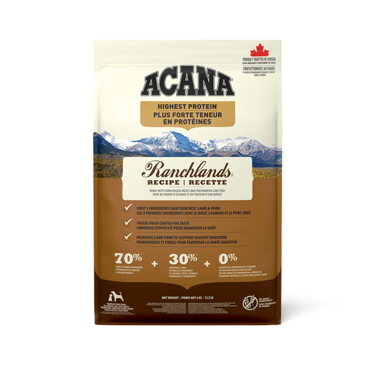 Acana Highest Protein, Ranchlands™ Dog Food