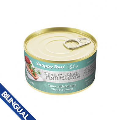 SNAPPY TOM® LITES TUNA WITH SALMON WET CAT FOOD