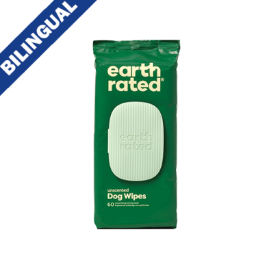 EARTH RATED® CERTIFIED COMPOSTABLE GROOMING WIPES UNSCENTED