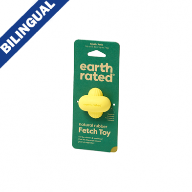 EARTH RATED® FETCH TOY NATURAL RUBBER DOG TOY