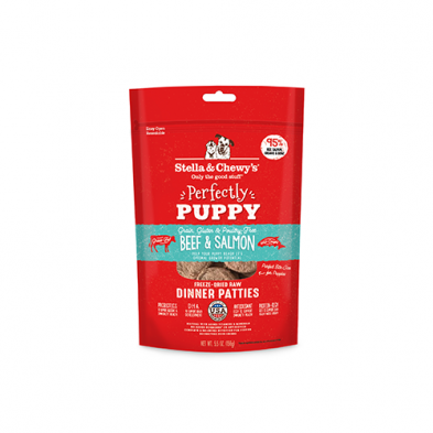 Stella & Chewy's® Perfectly Puppy Beef & Salmon Dinner Patties Freeze-Dried Raw Dog Food 5.5 oz