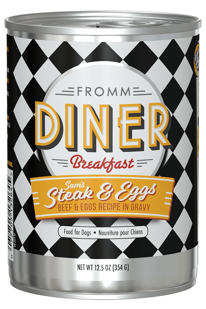 FROMM® DINER SAM'S STEAK & EGGS BEEF & EGGS IN GRAVY STEW WET DOG FOOD