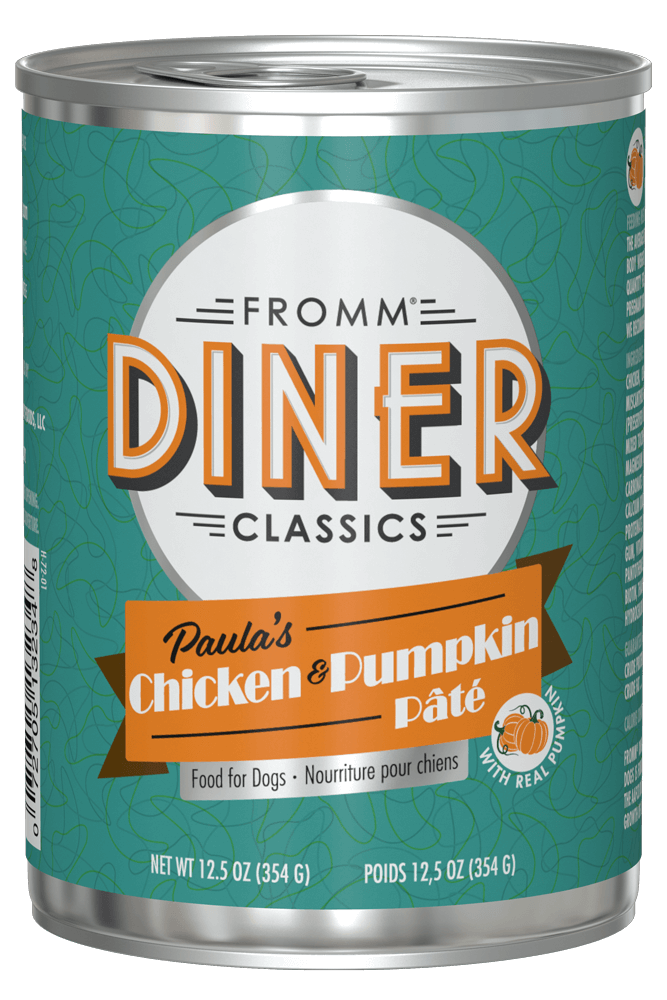 FROMM® DINER CLASSICS PAULA'S CHICKEN & PUMPKIN PÂTÉ WET DOG FOOD