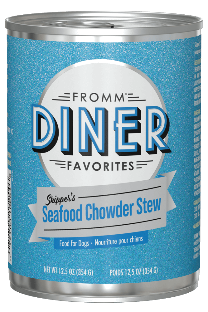 FROMM® DINER FAVORITES SKIPPER'S SEAFOOD CHOWDER STEW WET DOG FOOD
