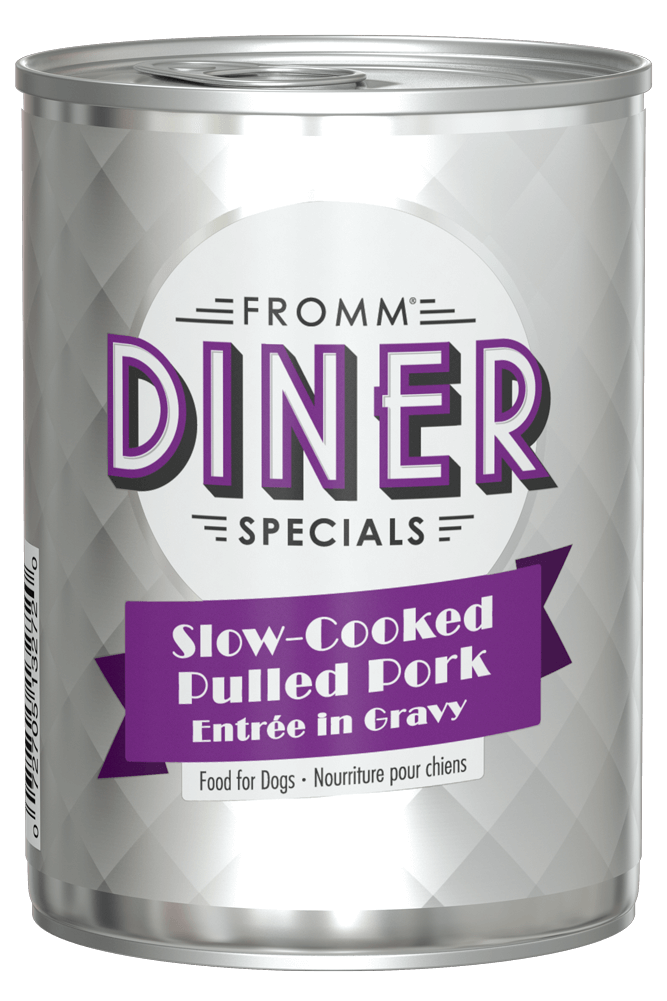 FROMM® DINER SPECIALS SLOW-COOKED PULLED PORK ENTRÉE IN GRAVY WET DOG FOOD
