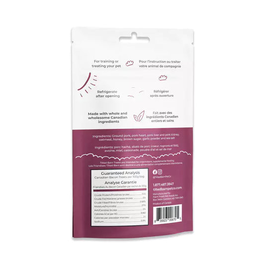 Tilted Barn Pet Co. Canadian Bacon Treats