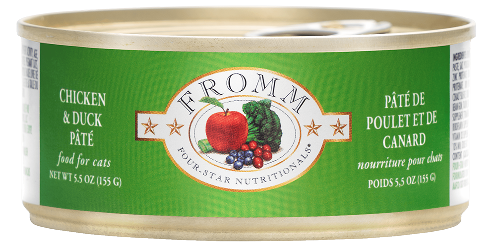 FROMM® FOUR STAR NUTRITIONALS® CHICKEN & DUCK PÂTÉ WET CAT FOOD