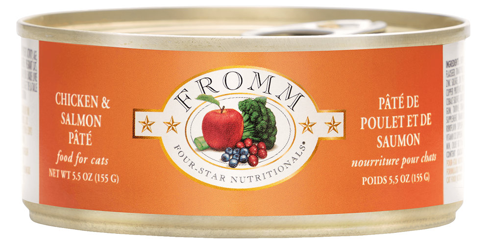 FROMM® FOUR STAR NUTRITIONALS® CHICKEN & SALMON PÂTÉ WET CAT FOOD