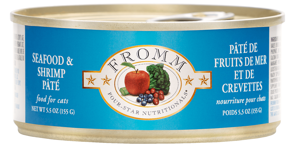FROMM® FOUR STAR NUTRITIONALS® SEAFOOD & SHRIMP PÂTÉ WET CAT FOOD