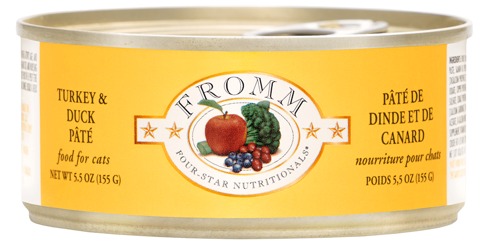 FROMM® FOUR STAR NUTRITIONALS® TURKEY & DUCK PÂTÉ WET CAT FOOD
