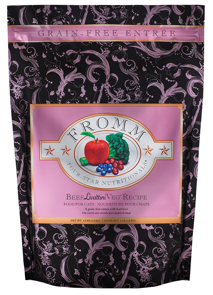 FROMM® FOUR STAR NUTRITIONALS® BEEF LIVÁTTINI VEG RECIPE DRY CAT FOOD