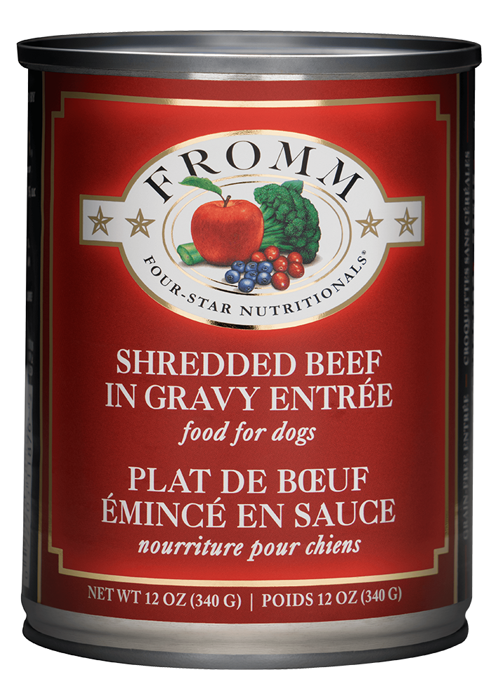 FROMM® FOUR STAR NUTRITIONALS® SHREDDED BEEF IN GRAVY ENTRÉE