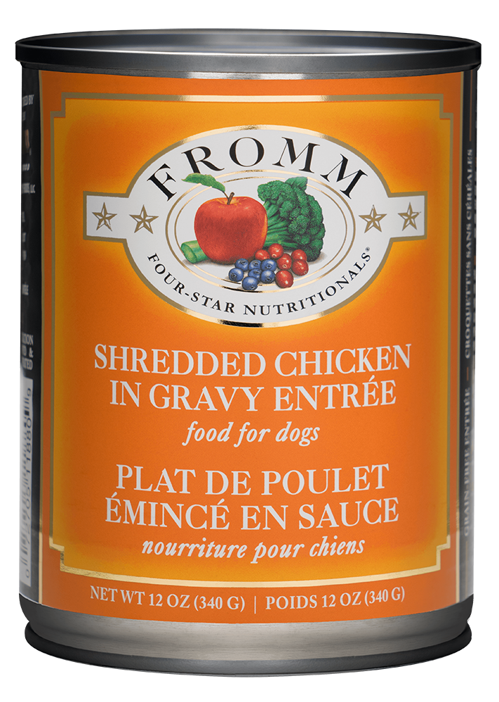 FROMM® FOUR STAR NUTRITIONALS® SHREDDED CHICKEN IN GRAVY ENTRÉE