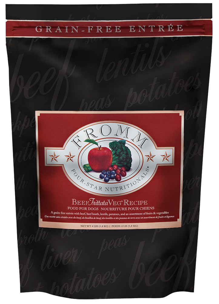 FROMM® FOUR STAR NUTRITIONALS® BEEF FRITTATA VEG® RECIPE DRY DOG FOOD