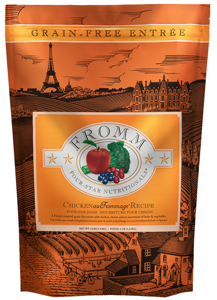 FROMM® FOUR STAR NUTRITIONALS® CHICKEN AU FROMMAGE RECIPE