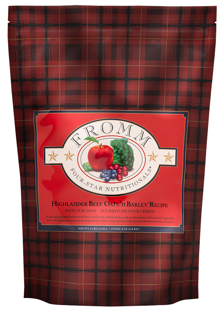 FROMM® FOUR STAR NUTRITIONALS® HIGHLANDER BEEF, OATS, 'N BARLEY RECIPE DRY DOG FOOD