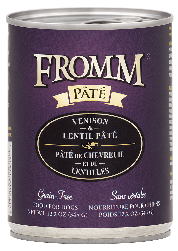 FROMM® VENISON & LENTIL PÂTÉ WET DOG FOOD