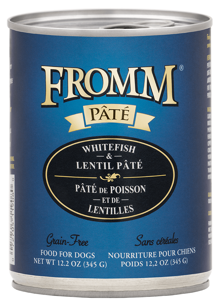 FROMM® WHITEFISH & LENTIL PÂTÉ WET DOG FOOD