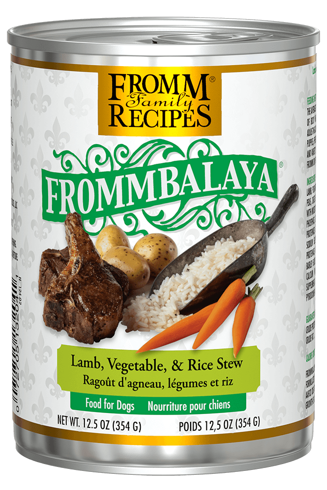 FROMM® FROMMBALAYA™ LAMB, VEGETABLE, & RICE STEW WET DOG FOOD