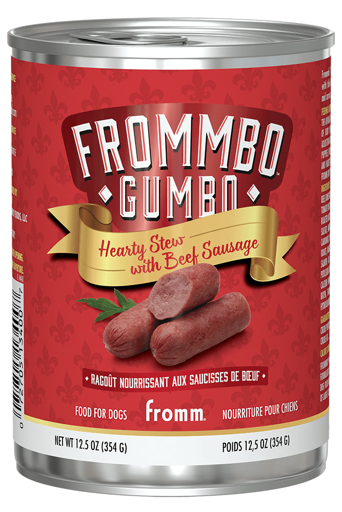 FROMM® FROMMBO™ GUMBO HEARTY STEW WITH BEEF SAUSAGE WET DOG FOOD