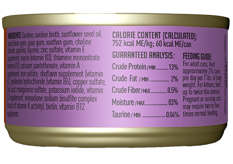 Tiki Cat® Grill™ Sardine Cutlets Recipe in Sardine Consommé Wet Cat Food