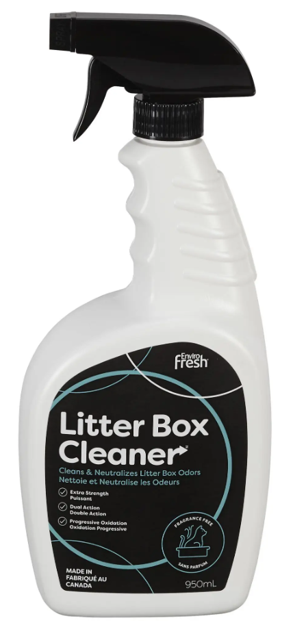 Enviro Fresh Litter Box Odor Eliminator Cleaner Cat 950ml
