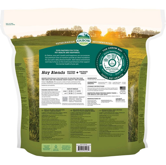 Oxbow Animal Health™ Hay Blends Western Timothy & Orchard Grass